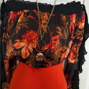 Free People bodysuit floral